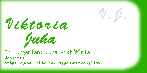 viktoria juha business card